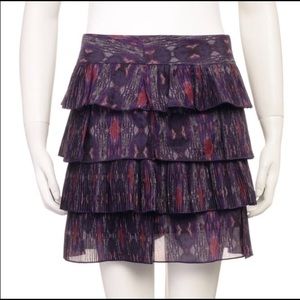 Gap tiered ruffle skirt